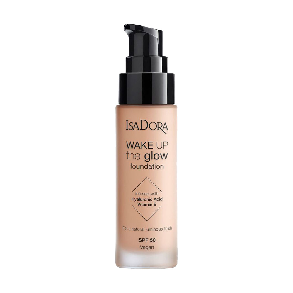 Уцінка! Тональна основа для обличчя IsaDora Wake Up The Glow Foundation, SPF 50, 3C, 30 мл